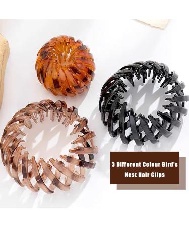 6 Vintage Bird Nest Ponytail Hair Clips - Stylish Women's Hair Grippers & Accessories - Buy Online on GoSupps.com