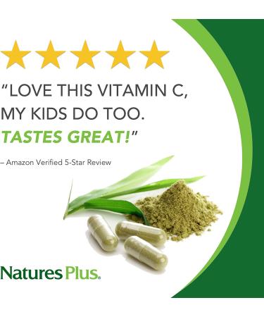 Nature's Plus Orange Juice Chewable Vitamin C 500 mg - 180 Tablets for Immune Support - Buy Online on GoSupps.com