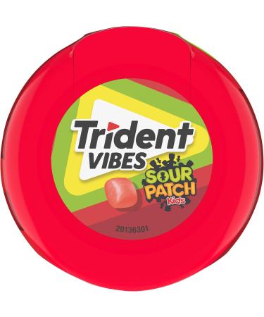 Trident Vibes Sour Patch Kids Sugar-Free Gum Redberry 40 count (Pack of 6) Redberry 40 count (Pack of 6) - Buy Online on GoSupps.com