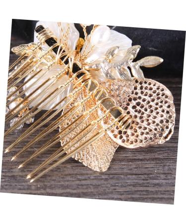 FRCOLOR 1PC Hair Comb Clip Wedding Hair Comb Women Hair Accessory Bridal Hair Comb Crystal Rhinestone Hair Pin Bridal Comb crystal hair comb Bride Insert Comb Miss hair accessories leaf - Buy Online on GoSupps.com