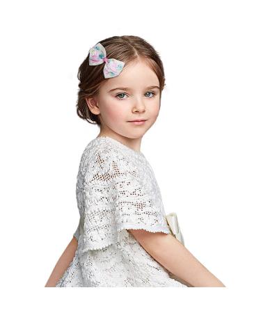 12Pcs Siwa Hair Bows for Girls - Unicorn Grosgrain Ribbon Barrettes Gift Set for Toddler Girls - Perfect for Birthdays, Halloween, Christmas | By LAXMTT - Buy Online on GoSupps.com