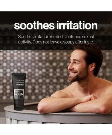 Oni.sh Intimate Hygiene Gel for Men - Refreshing Cleanser for Daily Use Prevents Odor Soothes Irritation Non-Soapy Formula - 180ml - Buy Online on GoSupps.com