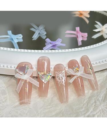 XUYUH 10Pcs Bow Charms for Nails 3D Bows Nail Charm Colorful Bowknot Nail Charm for Acrylic Nails Ribbon Nail Charm Cute Bows - Buy Online on GoSupps.com