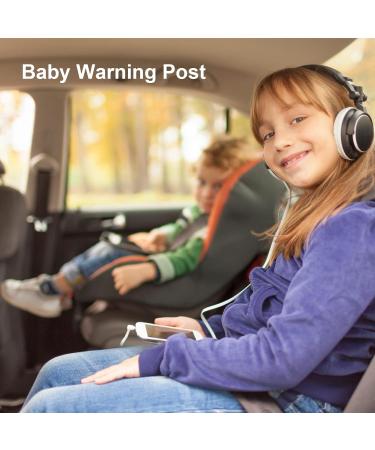 WildAuto Baby on Board Sign for Car - 2pcs Yellow Kids Safety Warning with Suction Cups - Buy Online on GoSupps.com