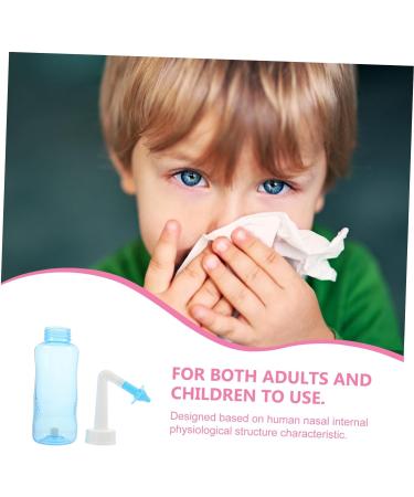 Child Nasal Rinsing Cleaner - Household Nose Cleaner Bottle for Nasal Wash Detergent Spray and Neti Pot Artifact - Buy Online on GoSupps.com