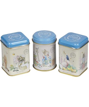 New English Teas Peter Rabbit 3x Mini Tea Tins English Loose Leaf Tea - Beatrix Potter English Breakfast Earl Grey Afternoon Tea - 3 Count Pack - Buy Online on GoSupps.com
