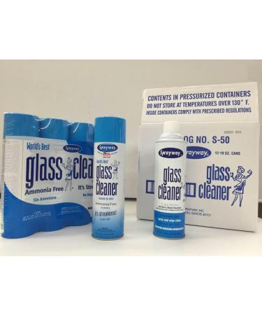 Sprayway 443331 Ammonia Free Glass Cleaner 19 Oz. (4-Pack) (Packaging May Vary) (Pack of 12 Spray) - Buy Online on GoSupps.com