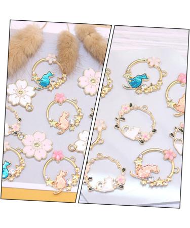 KALLORY 30pcs Alloy Oil Drop Pendant Bride Hollow Out Telephone - Buy Online on GoSupps.com