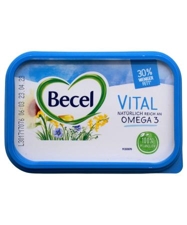 Becel Vital naturally rich in Omega 3 margarine pack of 16 (16 x 225g)