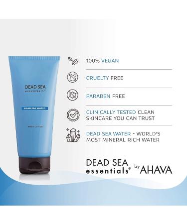 Dead Sea Essentials Hydrating Body Lotion - Vegan Moisturizer for Dry Skin & Anti-Aging Treatment - 6.76 fl oz - Buy Online on GoSupps.com