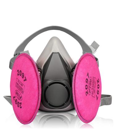 kyflzl Half Facepiece Reusable Respirator with 2097 filters Against Dust Particle Pollen Lead Paint & Asbestos Widely Used in Painting Cement plant Decorating Carpentry Welding Metal Cutting - Buy Online on GoSupps.com