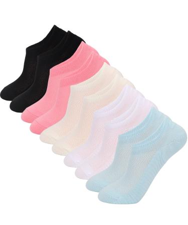 YoJoom sneaker socks women 35-38 39-42 feet sneakers socks with non-slip silicone running socks padded short socks invisible 39-42 Mixed