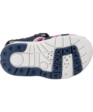 Geox Baby Girl's B Sandal Multy 7 UK - Navy Multicolor | Cute and Comfortable Shoes for Little Feet - Buy Online on GoSupps.com