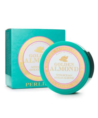 Perlier Golden Almond Bath & Shower Cream 6 7 oz Luxurious Creamy Cleanser with 1000 mg Vitamin E Moisturizing & Revitalizing Formula Soft Foaming Almond Blossom Scent