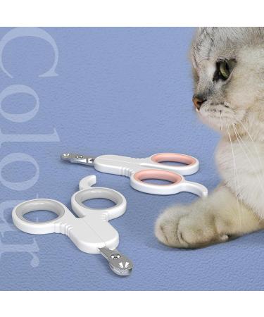 Zeze Claw Scissors for Cats | Safety Stainless Steel Nail Clippers for Cats Dogs & Small Animals (Pink) - Ideal for Beginners - Buy Online on GoSupps.com