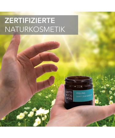 Goddess of Happiness Facial Peeling 50ml - Vegan Apricot Scrub | Fairtrade & Zero Waste Natural Cosmetics - Buy Online on GoSupps.com