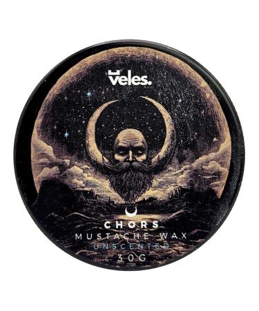 Veles Moustache Chors Cire de coiffage pour homme 30 g Composition naturelle flexible
