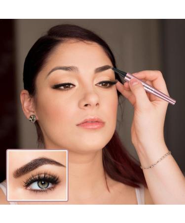 Magic Eyebrow Pencil 2024 New Magic Eyebrow Microblading Pen 4-Tipped 3D Waterproof Microblading Eyebrow Pencil Contouring Pen Natural Long-Lasting Makeup Fine Strok Eye Brow Pencils Dark Brown - Buy Online on GoSupps.com