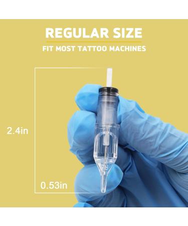 Romlon Tattoo Cartridge Needles - 60Pcs Assorted Standard Sterilized Mixed Tattoo Needles for Tattoo Machine Kits & Supplies - Buy Online on GoSupps.com