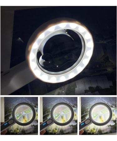 Illuminated Handheld Lighted Magnifying Glass for Kids | Handheld for Reading Coin and Jewelry Appreciation Scientific Observation 7518s--75mm - Buy Online on GoSupps.com
