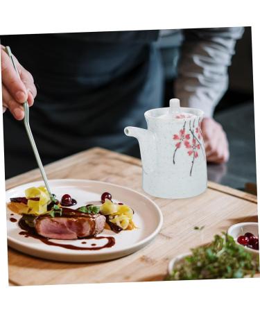 Zerodeko Ceramic Soy Sauce Bottle Rustic Touch Kitchen Storage Container Olive Oil I Am Willow Soy Sauce Jar Convenient Oil Holder Cooking Lecythus Condiment Bottle Vinegar Pot - Buy Online on GoSupps.com