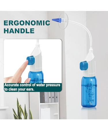 Ear Wax Removal Tool Safe & Effective Flushing System for Adults & Kids | Ear Cleaner Kit for Built-Up Wax - Buy Online on GoSupps.com