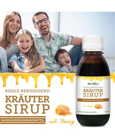 Herbion Naturals Cough Syrup with El Jarabe Para La Tos Con Miel Naturally Soothes the Throat Green Honey 5 fl oz Pack of 2 - Buy Online on GoSupps.com