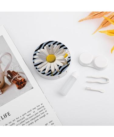 Daisy Flower Print Contact Lens Case - Travel Box & Care Kit for Lenses - Buy Online on GoSupps.com