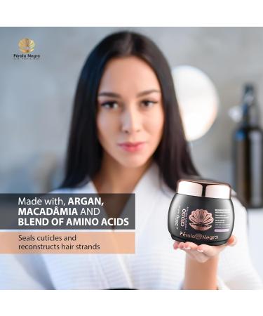 Perola Negra Crono Recovery Therapy - Reconstructive Hair Mask for All Hair Types - 9.87 oz | International Shipping Available - Buy Online on GoSupps.com