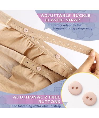 Beister Maternity Medical Compression Tights 20-30mmHg Graduated Support Legging for Pregnancy - Button Elastic, Abdominal Protection, High Waist, Varicosity - Beige - Buy Online on GoSupps.com