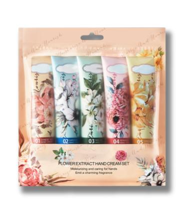 Hand Cream Gift Set for Women - Hand Lotion Set - Skin Care Gift Includes 5 Hand Cream - Hand Moisturiser Gifts for Her - Birthday Gifts - Mothers Day Gifts