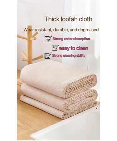 200 Pcs Loofah Scouring Pads Scourers Non Scratch Kitchen Specific Dishwashing Cloth Can Absorb Water Without Shedding Hair (Pack of 200 pieces (25 * 25cm)) - Buy Online on GoSupps.com