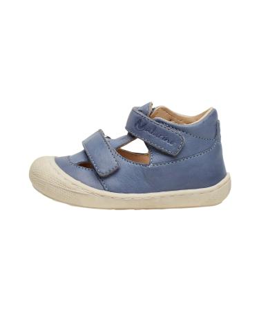 Naturino Puffy-Leather Shoes 2 UK Child Azure