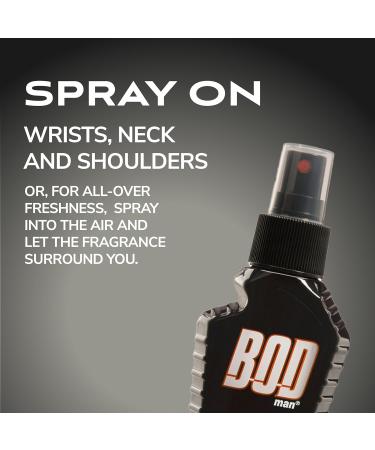 BOD man Body Spray Holiday Gift Set for Him - 3 Piece Variety Sampler (Black Fresh Guy Blue Surf) Perfect for Stocking Stuffers 1.8 Fl Oz (Pack of 3) - Buy Online on GoSupps.com