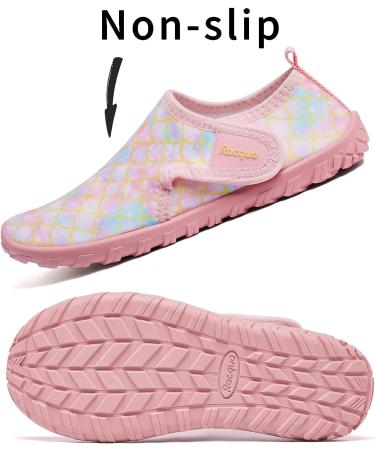 Racqua Kids Water Shoes - Quick Dry Barefoot Aqua Shoes for Boys & Girls (Big Kid) - Mermaid Design | Hdk1602 - Buy Online on GoSupps.com