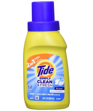 Tide Simply Clean & Fresh Liquid Laundry Detergent Refreshing Breeze 6 loads 10 fl oz 10 Fl Oz (Pack of 12)