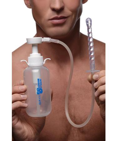 Cleanstream Pump Action Enema Bottle with Nozzle - Quick & Effective Cleansing - Buy Online on GoSupps.com