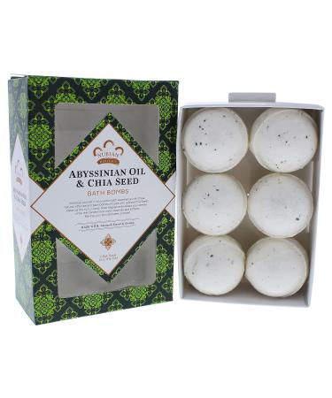 Nubian Heritage Abyssin Chia Bath Bomb - 6 Pack - Buy Online on GoSupps.com