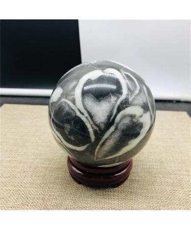 Natural Shell Jasper Thousand Eye Stone Crystal Polished Ball Full of Texture - Buy Online on GoSupps.com