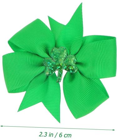 minkissy 3 Pairs Hair Clip Shamrock Hair Clips St. Patrick Glitter Hair Clips Shamrock Barrettes Kids Hair Accessories Party Favor Child Cosplay Stainless Steel and Fabric Stocking - Buy Online on GoSupps.com