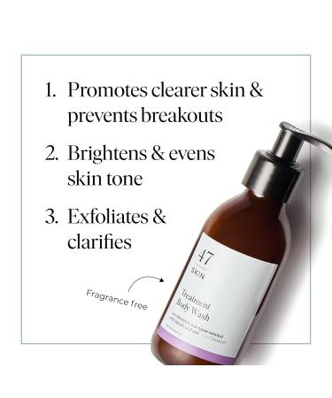 47 Skin Anti-blemish & Scar Repair Treatment Body Wash Enriched with Silver Chitoderm Cleanser for All Skin Types 150ml 150 ml - Buy Online on GoSupps.com