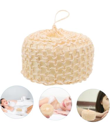 2pcs Sisal Sponge Ball Exfoliator - Shower Bubbles & Body Scrubbers for Glowing Skin - Buy Online on GoSupps.com