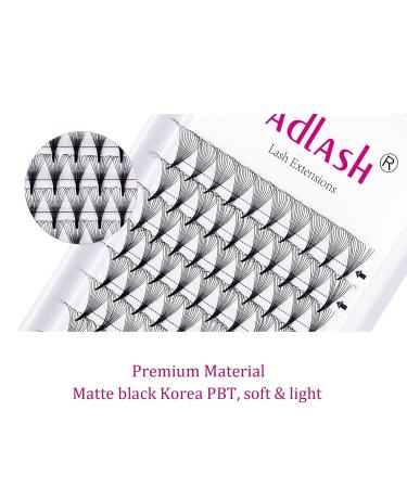 12D Eyelash Fans 0.05mm D Curl | Premade Russian Eyelash Extensions (8-14mm) - International Shipping - Buy Online on GoSupps.com