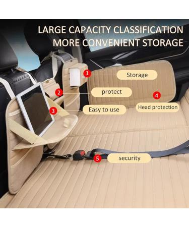 Portable Car Bed Mattress for Travel | Back Seat Camping Mattress | Comfortable Sleeping Solution in Nero (Size A) - Buy Online on GoSupps.com