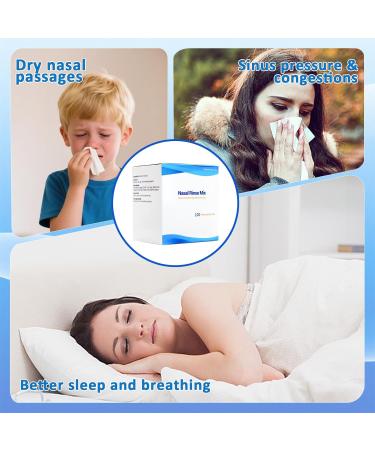 Neti Pot Salt Packets 100 Count (2.7g Each) | Individually Wrapped Saline for Nasal Rinse & Sinus Care | Pure Sodium Chloride | Fits Neti Pots Squeeze Bottles 100 Nasal Wash Salt 20 - Buy Online on GoSupps.com