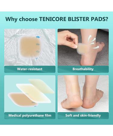 Bunion & Blister Pads for Men & Women | Bunion Relief, Corn & Toe Protector | Sole & Heel Cushions | Waterproof Thin Design | TENICORE - Buy Online on GoSupps.com