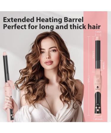 MiroPure Automatic Curling Iron - 1 Inch Ionic Hair Curler for Perfect Waves & Curls | Self Rotating Wand with Longer Barrel & Unique Anti-Hit Button | International Shipping Available - Buy Online on GoSupps.com