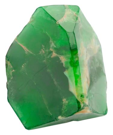 SoapRock - Emerald - Gemstone Soap 170g - Natural Handcrafted Moisturizer - Aloe & Clover Fragrance - Women's Wellness Gift Idea - Luxury Bathroom Decor