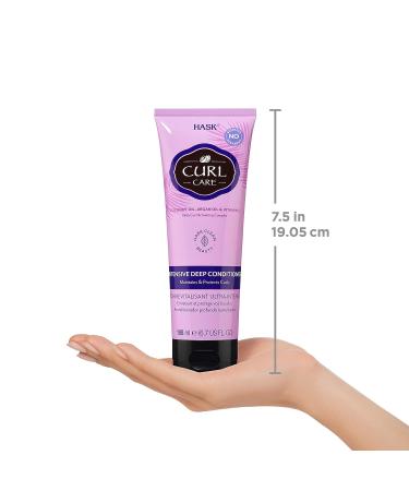 HASK Curl Care Intensive Deep Conditioner Treatments for Curly Hair - Vegan Formula | Cruelty-free, Color Safe, Gluten-free, Sulfate-free, Paraben-free | Pack of 2 - Buy Online on GoSupps.com
