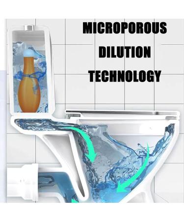 Bowling Blue Bubble Toilet Bowl Cleaner Automatic Long-Lasting Toilet Bowl Cleaner in Bottle Toilet Fresheners Deodorizing and Descaling Multi Functional Cleaning Agent for Toilet Tank (1 Pcs 300g) - Buy Online on GoSupps.com